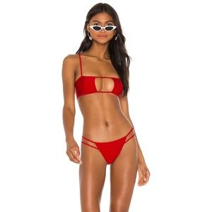 Red LoveWave Liz bikini - Revolve